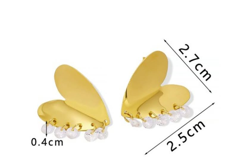 Серьги сталь 1J12282CJJ