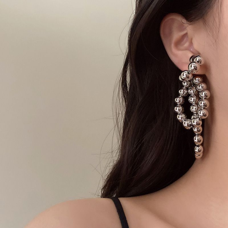 Серьги висячие медь напыление платиной 1J12115CJJ Серьги висячие медь напыление платиной 1J12115CJJ