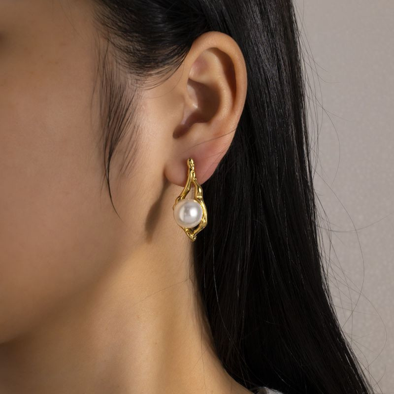 Серьги сталь CJL30374 Серьги сталь CJL30374