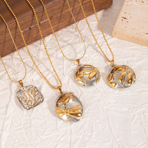 Золотистая цепочка с монетой CJN43117 Золотистая цепочка с монетой CJN43117