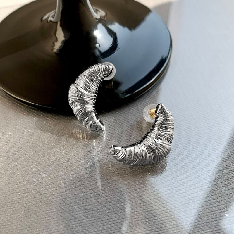 Серьги-гвоздики полумесяц 1J12116CJJ