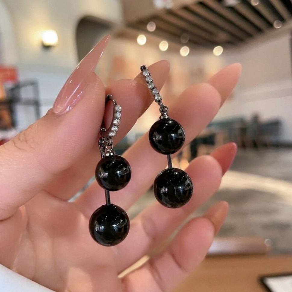 Серьги ювелирный сплав с серебряным гвоздиком J10387CJJ Серьги ювелирный сплав с серебряным гвоздиком J10387CJJ