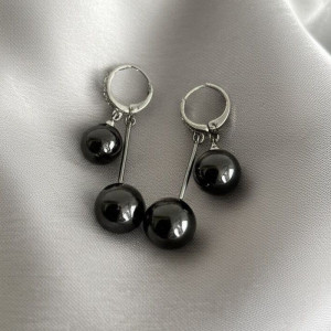 Серьги ювелирный сплав с серебряным гвоздиком J10387CJJ Серьги ювелирный сплав с серебряным гвоздиком J10387CJJ