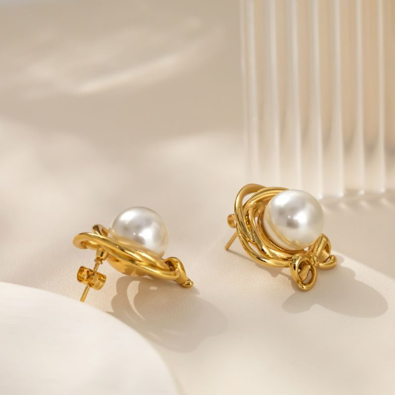 Серьги сталь CJL30375