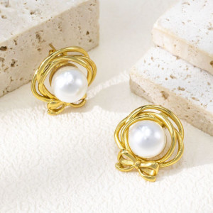 Серьги сталь CJL30375 Серьги сталь CJL30375