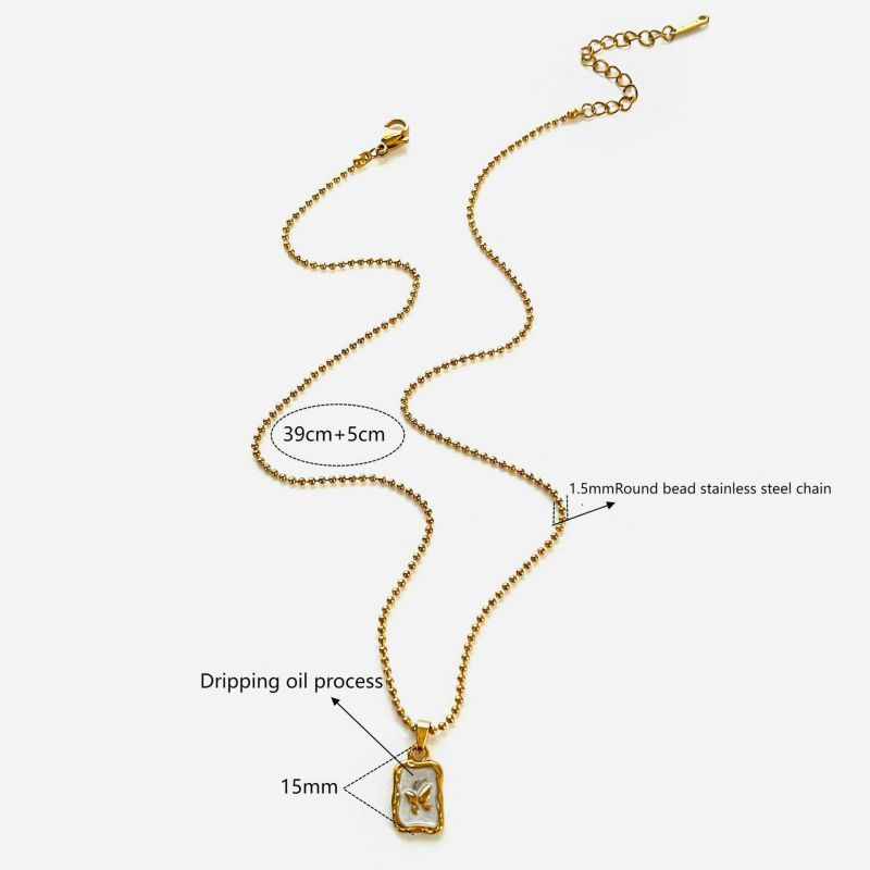 Колье из стали CJN34931 Колье из стали CJN34931