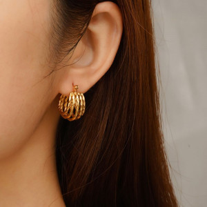 Серьги сталь CJL23878 Серьги сталь CJL23878