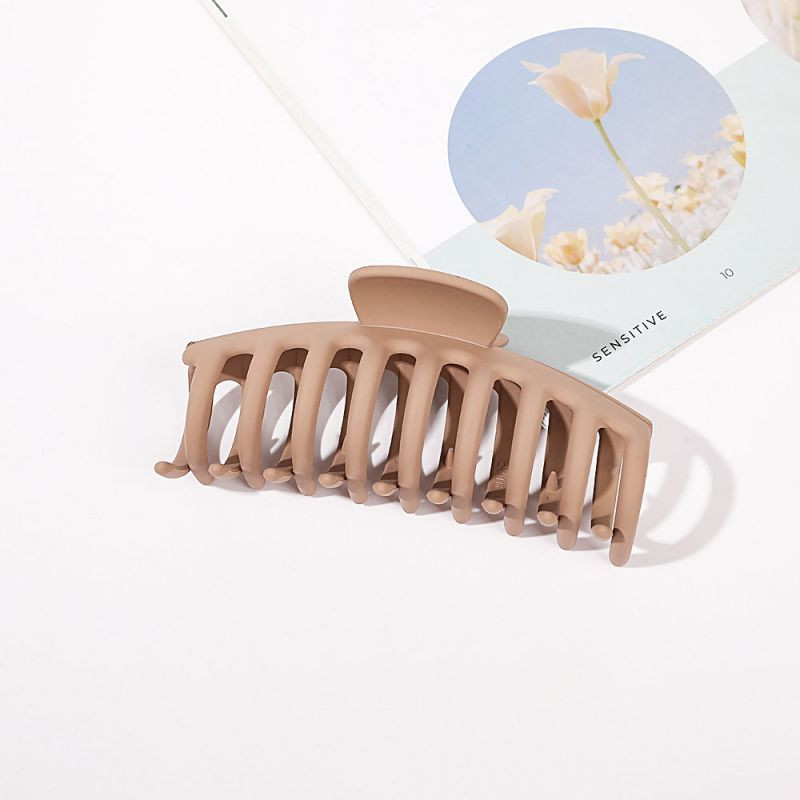 Краб из смолы матовый винно-красный CJP75140