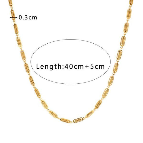 Колье из стали CJL48239