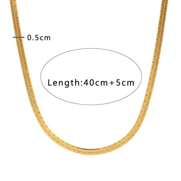 Колье из стали CJL48239