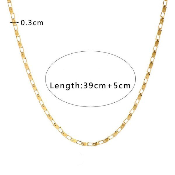 Колье из стали CJL48239