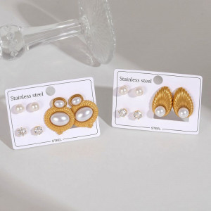 Стальной комплект бижутерии CJQ11993