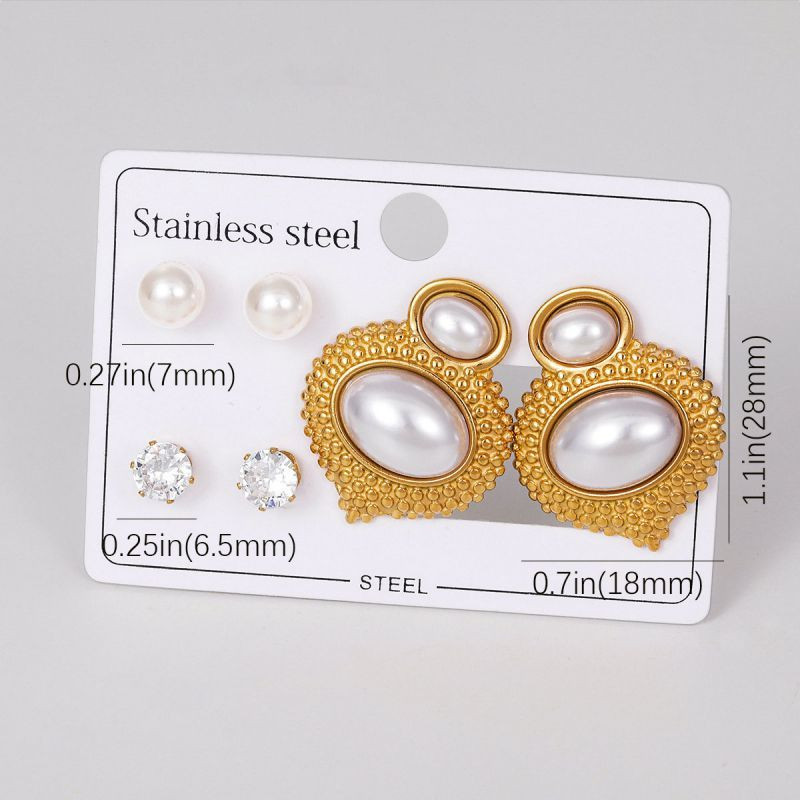 Стальной комплект бижутерии CJQ11993 Стальной комплект бижутерии CJQ11993