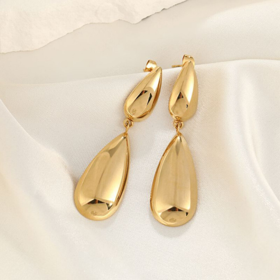 Серьги сталь CJH27635