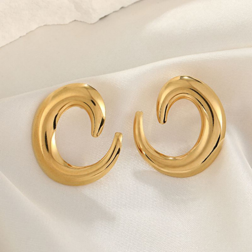 Серьги сталь CJH27635