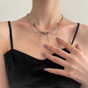 Колье медицинская сталь J10961CJJ