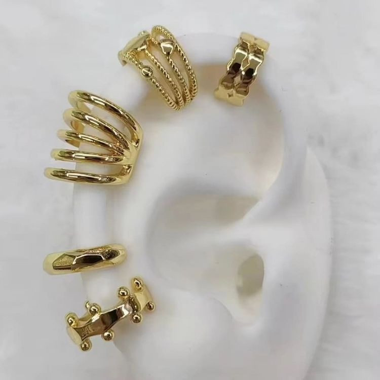 Кафф медь с напылением золотом J10991CJJ Кафф медь с напылением золотом J10991CJJ