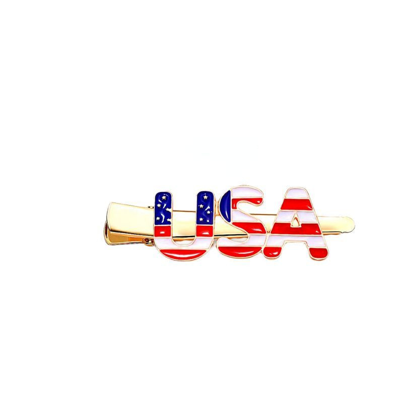 Заколка с флагом США и звездой CJW78479 Заколка с флагом США и звездой CJW78479