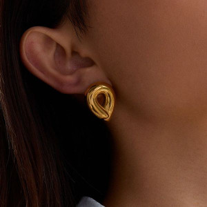 Серьги сталь CJL40891