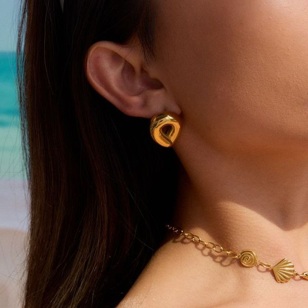 Серьги сталь CJL40891