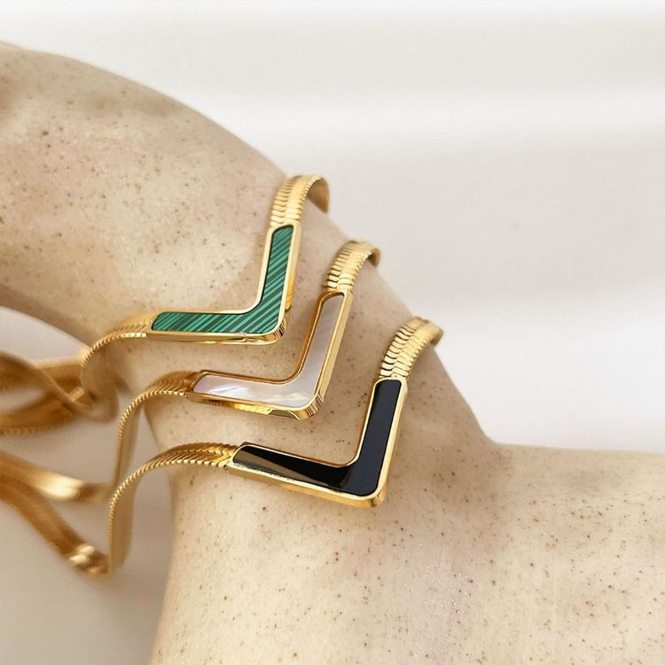 Цепочка из стали с напылением золотом галочка J11461CJJ Цепочка из стали с напылением золотом галочка J11461CJJ