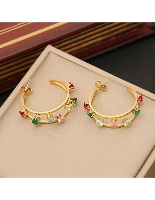 Серьги сталь Z09569