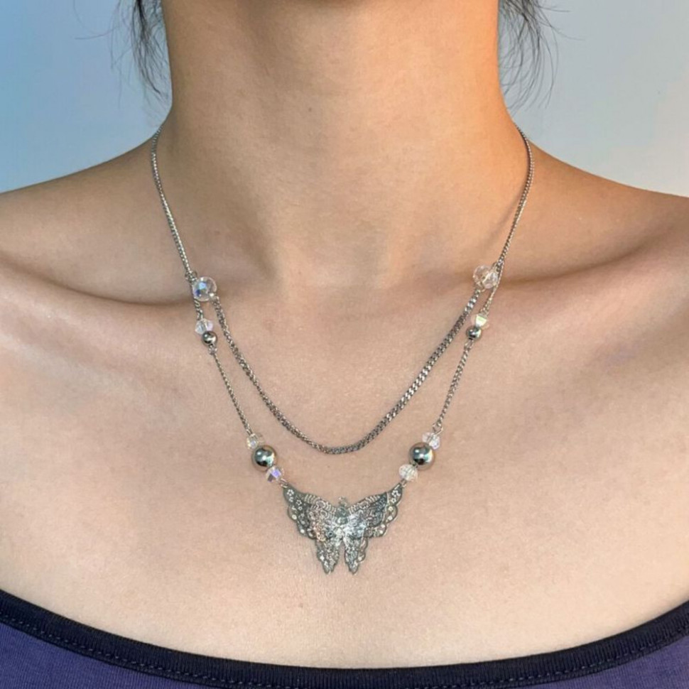 Колье из стали CJJ05665