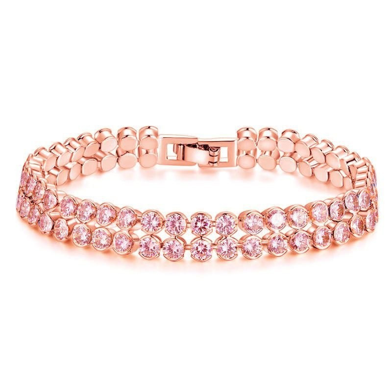 Браслет-дорожка с двухрядным плетением N96953