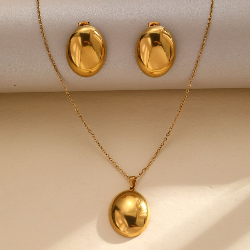 Стальной комплект бижутерии CJP82897