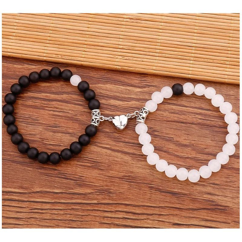 Парные браслеты звездная пыль с кристальными акцентами