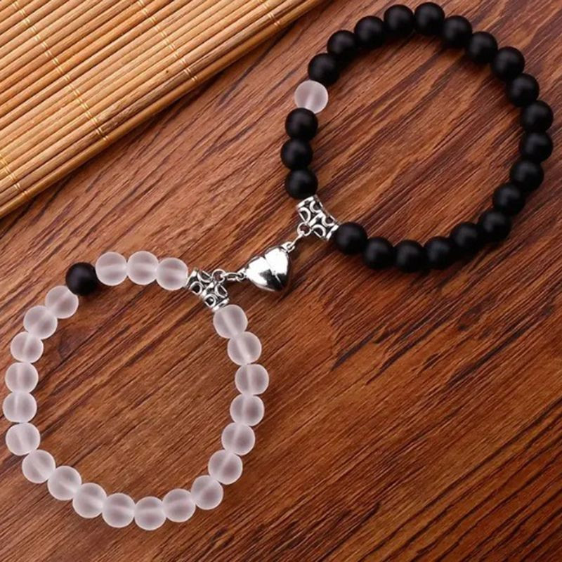 Парные браслеты звездная пыль с кристальными акцентами