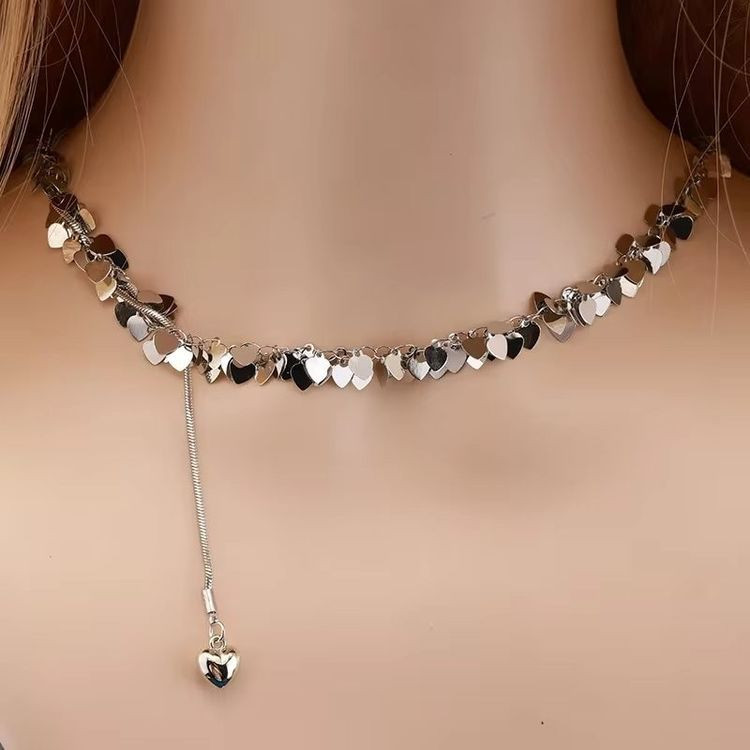 Воздушное колье из прозрачного акрила и черных бусин J10803CJJ Воздушное колье из прозрачного акрила и черных бусин J10803CJJ