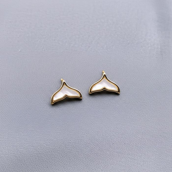 Серьги медь с напылением золотом J10692CJJ