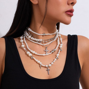 Колье многослойное 11653CJJ