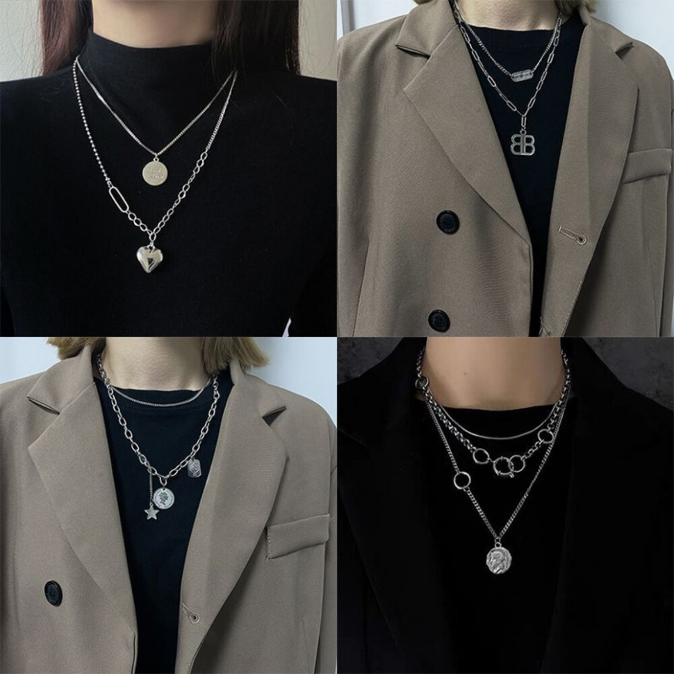 Колье из стали CJH78491 Колье из стали CJH78491