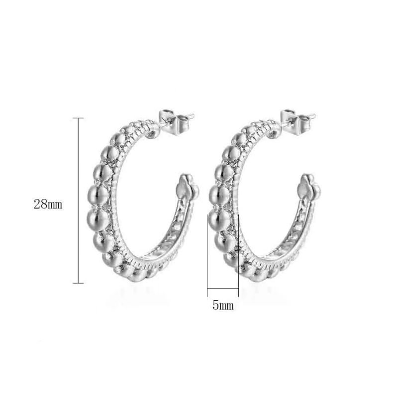 Серьги сталь CJC62310