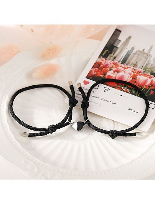 Парные браслеты крылья любви на ярком шнуре