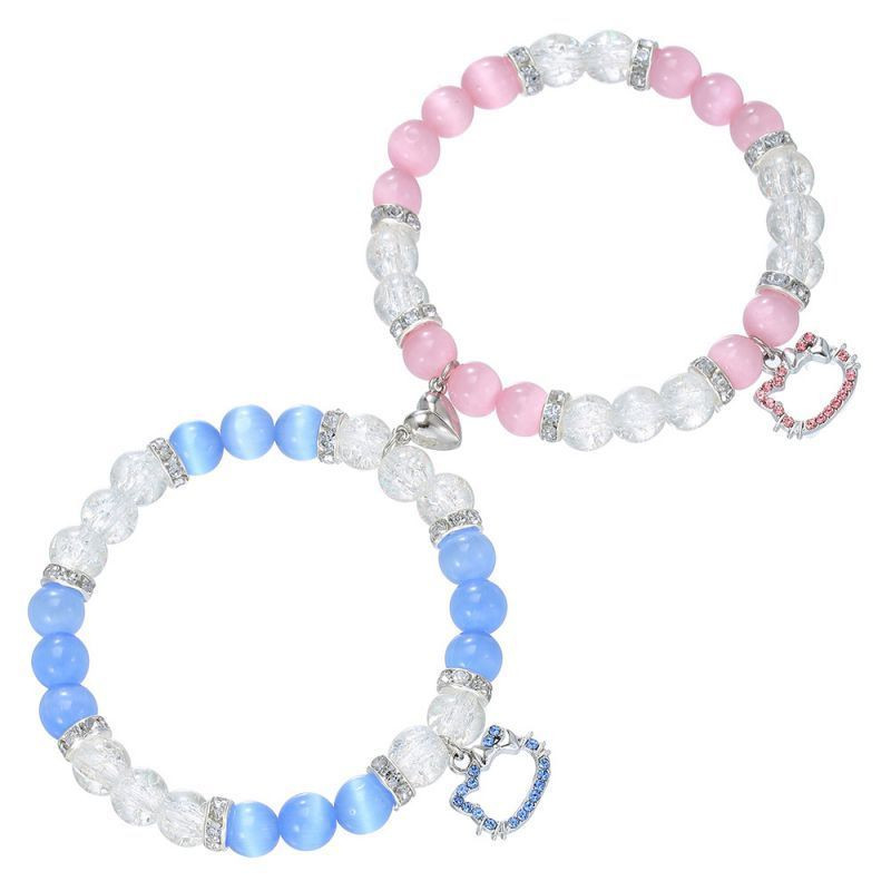 Парные браслеты супергеройский союз с яркими бусинами