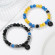 Парные браслеты супергеройский союз с яркими бусинами