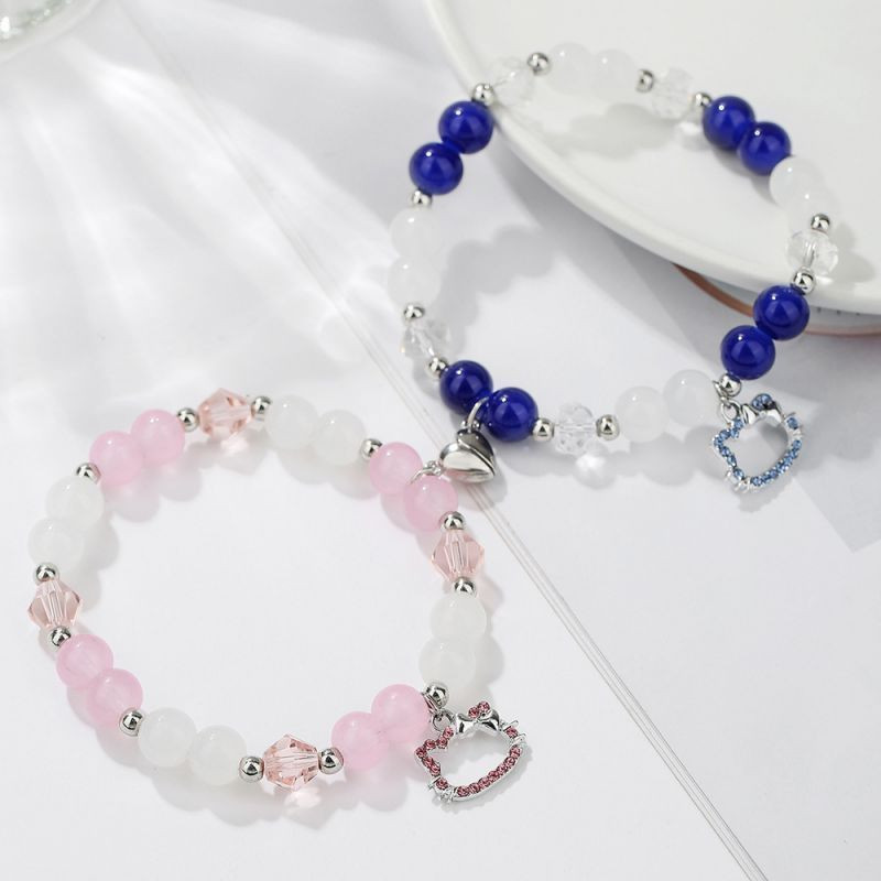 Парные браслеты супергеройский союз с яркими бусинами