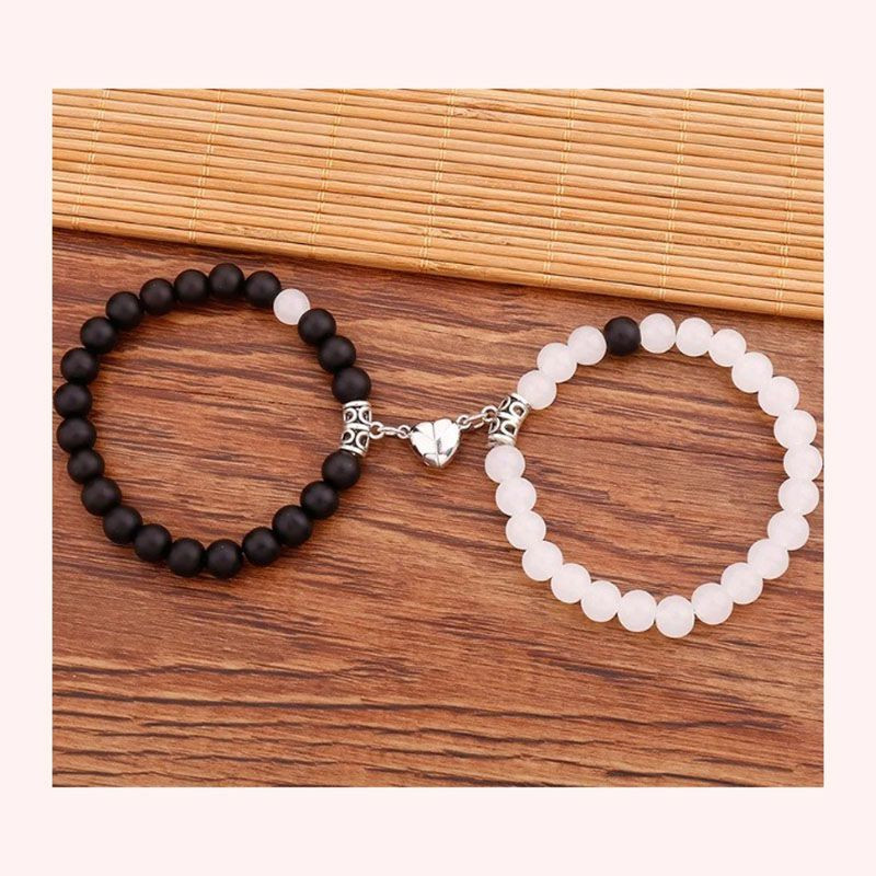 Парные браслеты супергеройский союз с яркими бусинами