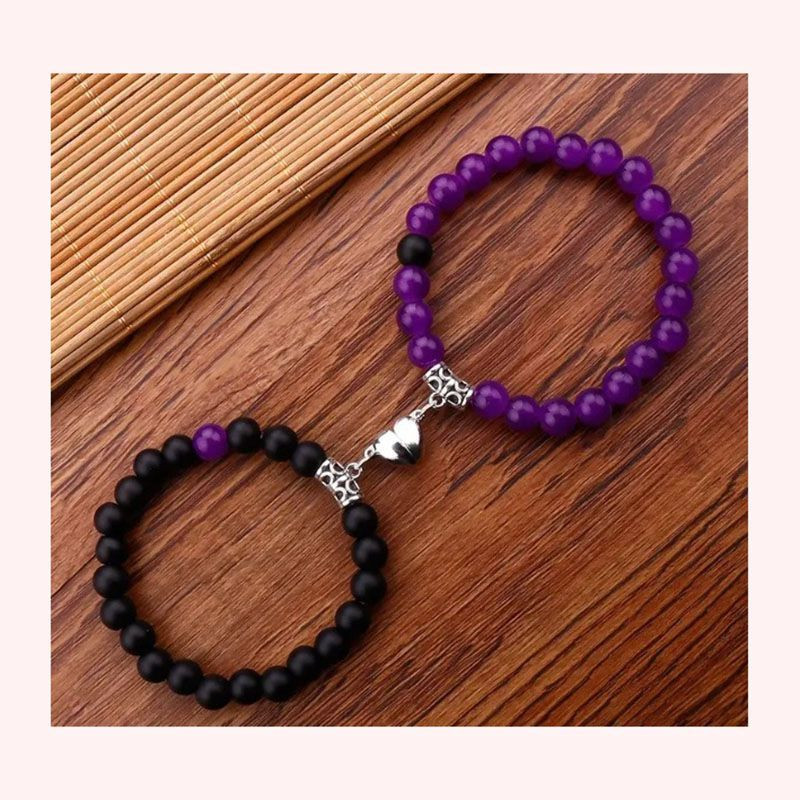 Парные браслеты супергеройский союз с яркими бусинами