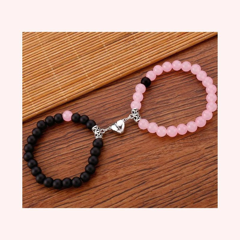 Парные браслеты супергеройский союз с яркими бусинами