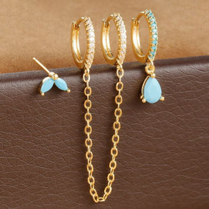 Ювелирный комплект серег CJJ13508 Ювелирный комплект серег CJJ13508