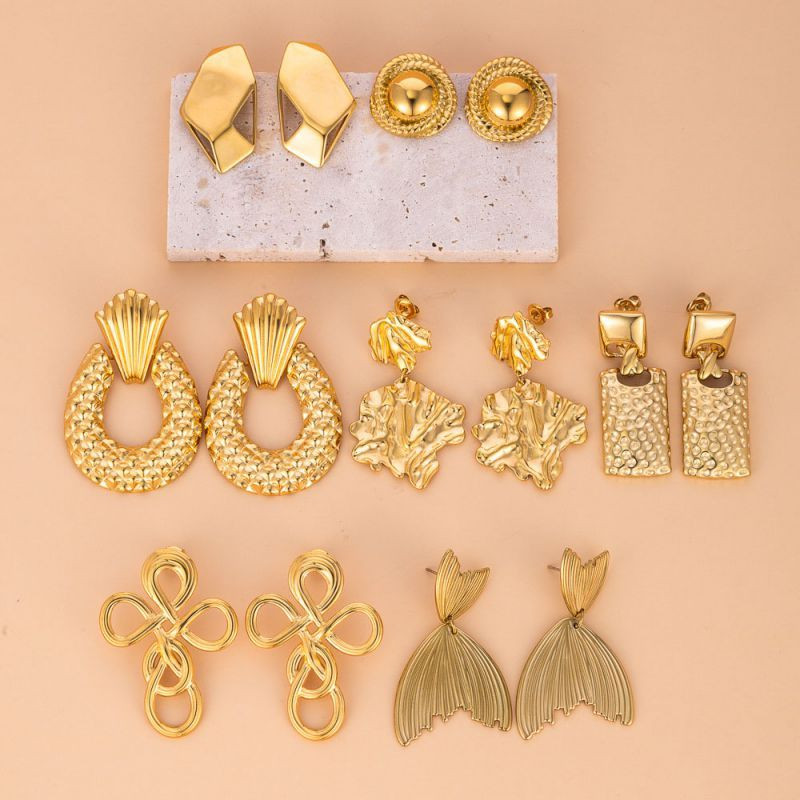 Серьги сталь CJL28668 Серьги сталь CJL28668