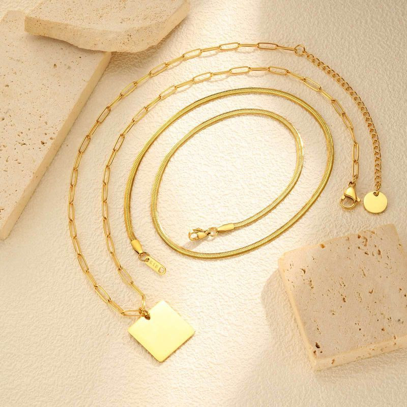 Колье из стали CJP47804 Колье из стали CJP47804