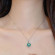 Серебряный набор с кольцом и колье ASUZ42141