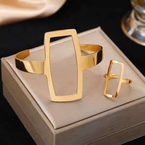 Стальной комплект бижутерии CJP82919