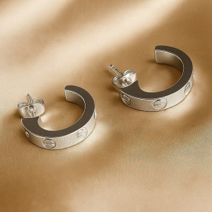 Серьги из титановой стали 1J12046CJJ