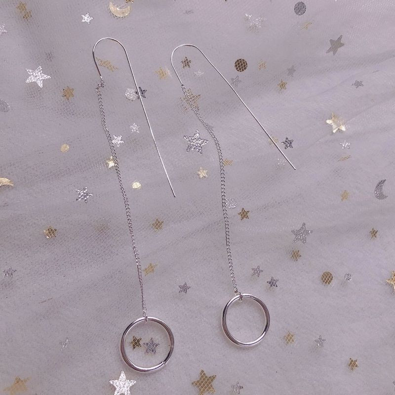 Длинные серьги-протяжки с кольцами 1J12100CJJ